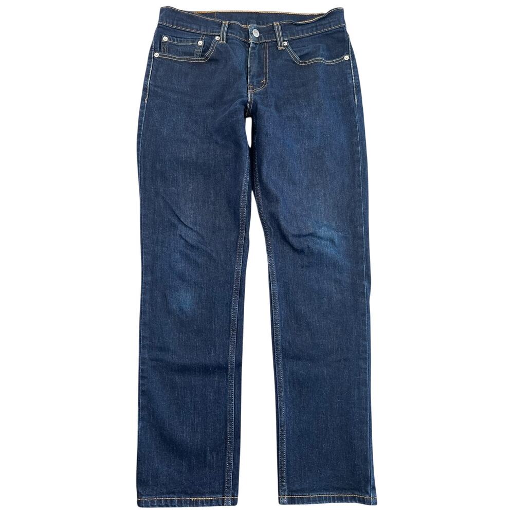 Levi’s 511 Slim Straight Jeans Dark Wash Low Rise Stretch Denim Men's W31 L28.5
